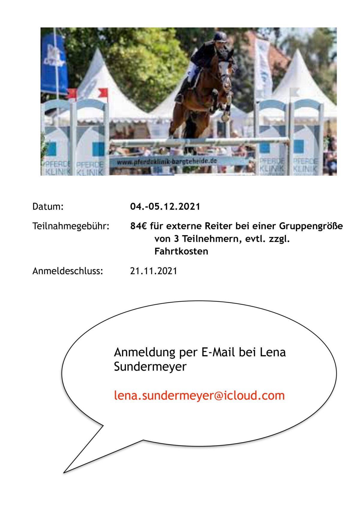 Springlehrgang mit Fabian Lipsky am 4. und 5. Dezember